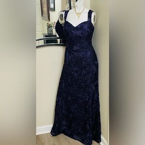 Ignite Evening Dark Purple Maxi Dress